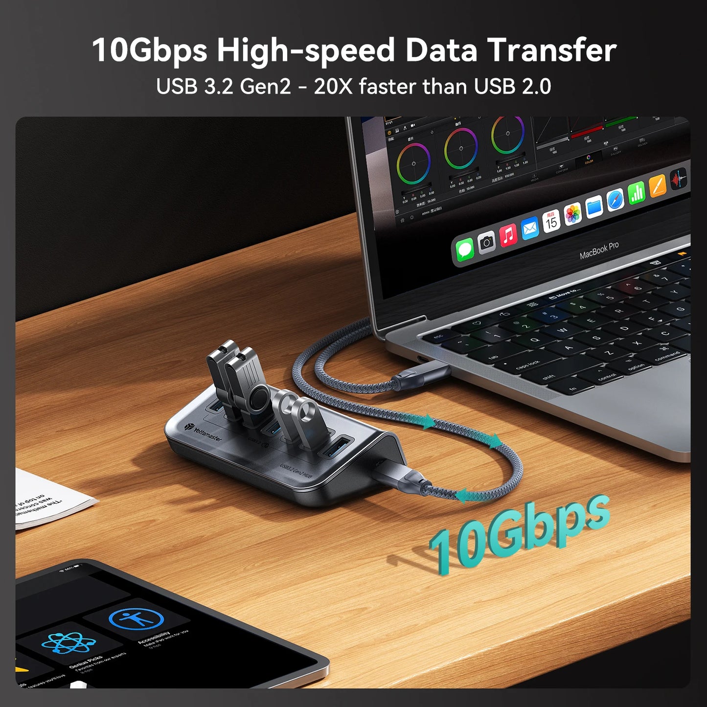 Yottamaster USB-C 3.2 Hub 7 Port